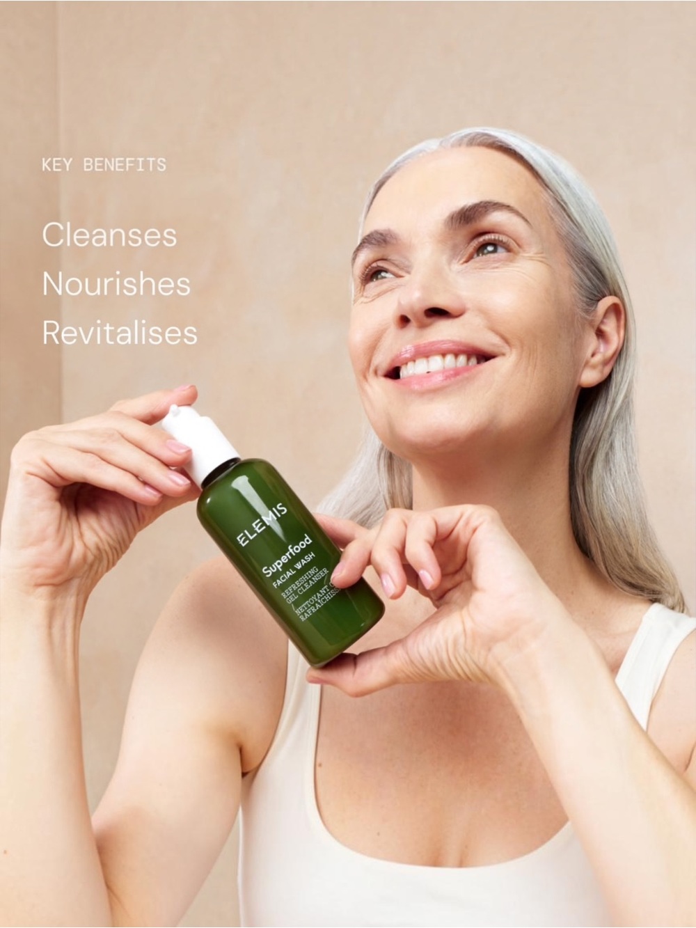 New! Elemis Superfood Facial Wash Prebiotic Superfood Gel Cleanser Travel Size - Picture 5 of 5